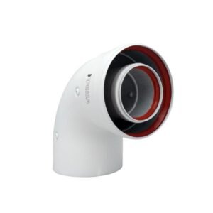 KIT CODO COAXIAL Ø60/100 90° M-H