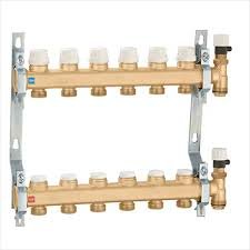 COLECTOR BRONCE 5 CIRCUITOS CALEFFI
